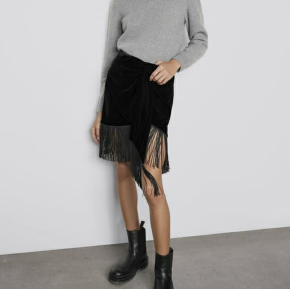 NWTs zara fringe skirt - Picture 4 of 5